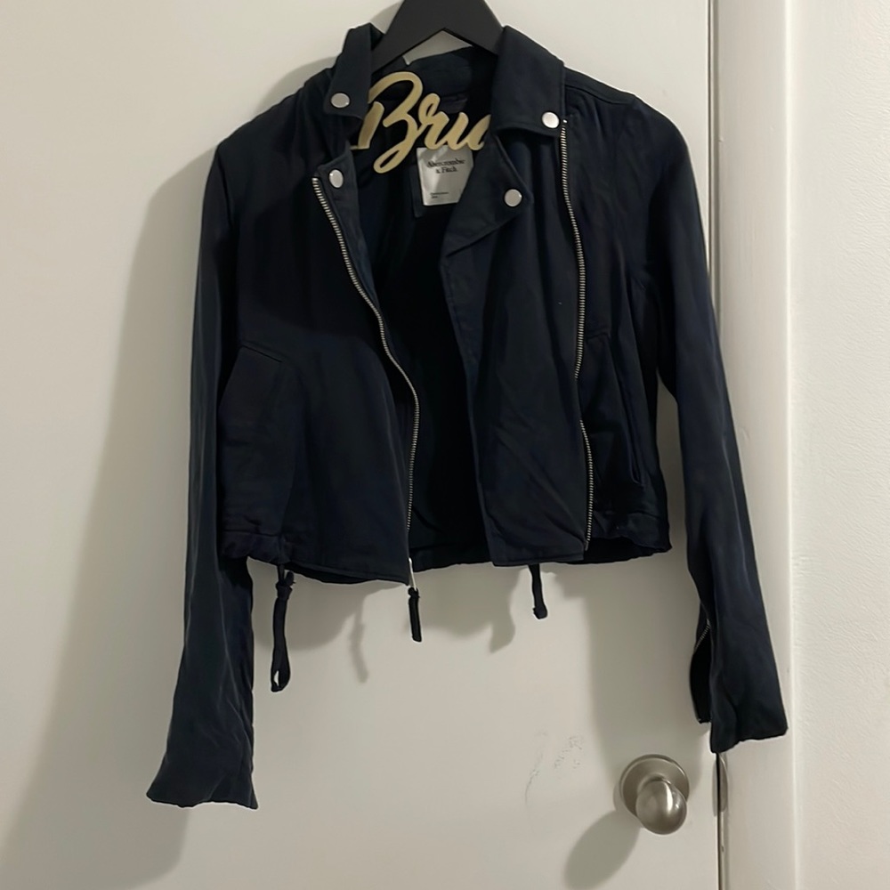 Drapey moto jacket